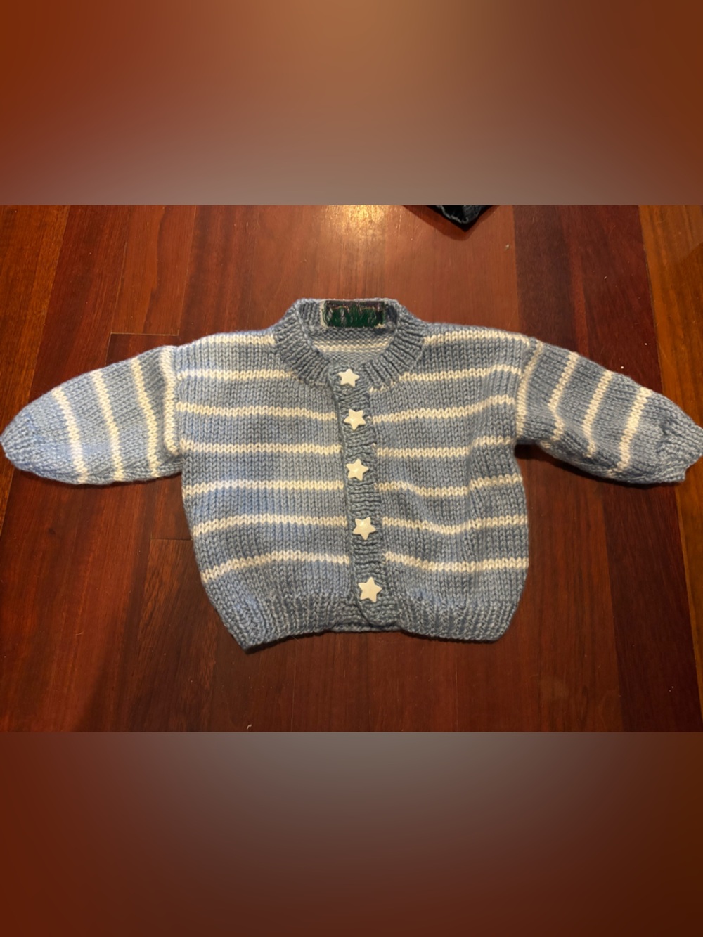 Hand Knit Baby Sweater